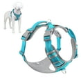 thumbnail image 1 of Plutus Pet No Pull Dog Harness, Release At Neck, Reflective Adjustable Dog Vest Harness, Easy Control Handle for Walking, for Small Medium Large Dogs, Cyan, XL, 1 of 8