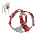 thumbnail image 1 of Plutus Pet No Pull Dog Harness, Release At Neck, Reflective Adjustable Dog Vest Harness, Easy Control Handle for Walking, for Small Medium Large Dogs, Red, S, 1 of 8