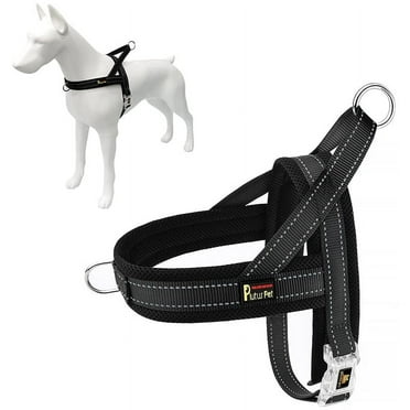 Plutus Pet No Pull Dog Harness with Breathable Mesh Padded, Adjustable Reflective Escape Proof Dog Harness, Quick Fit Dog Vest Harness for Small Medium Large Dogs(XS, Black)