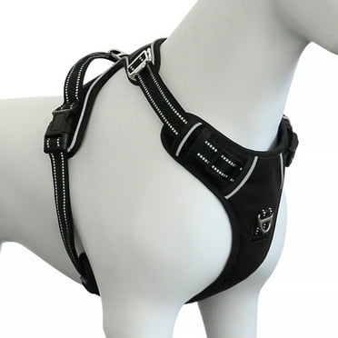 Plutus Pet No Pull Dog Harness, Release at Neck, Adjustable Reflective Dog Vest Harness, Soft Padded with Easy Control Handle, for Small Medium Large Dogs