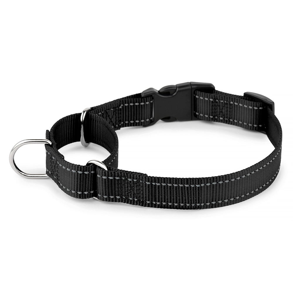 Plutus Pet Martingale Halsband Mit Reflektor – Verstellbar, Schnallbar, Für Kleine Bis Große Hunde (XS, Beige)