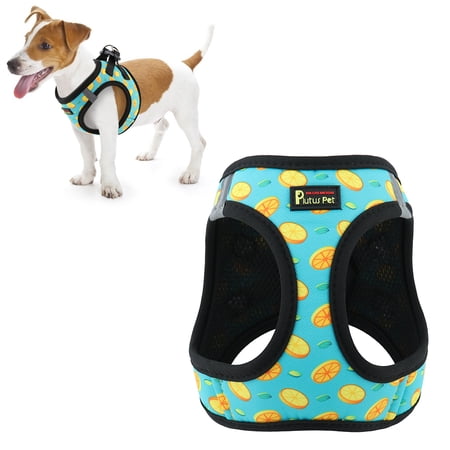 Plutus Pet Step-in Dog Vest Harness, Breathable Reflective and Lightweight, for Small Medium Dogs and Cats