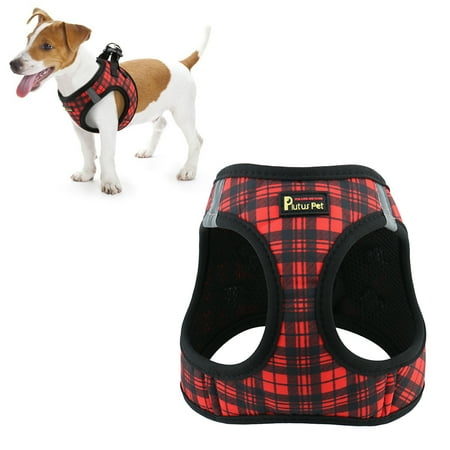 Plutus Pet Step-in Dog Vest Harness, Breathable Reflective and Lightweight, for Small Medium Dogs and Cats