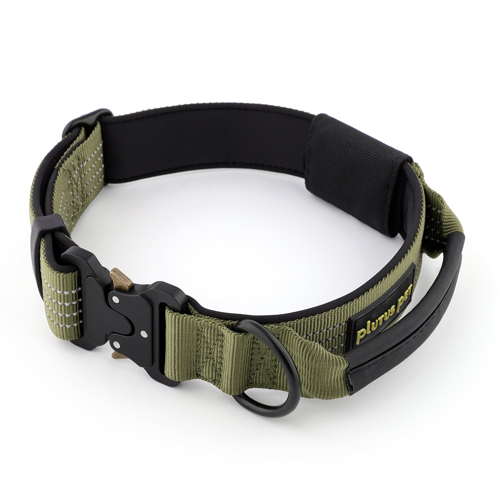 Plutus Pet Tactical Dog Collar with Tracker Packet for AirTag ...