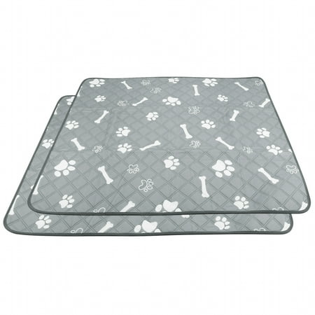 Plutus Pet Washable Pee Pads for Dogs, 2 Pack, Non-Slip Dog Pads with Heavy Absorbency, Reusable Training Pads, 40”x 36”