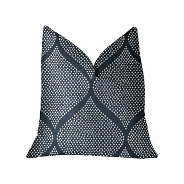 Plutus Pitaya Blue and White Luxury Throw Pillow 20"L x36"W