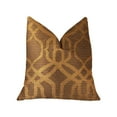 thumbnail image 1 of Plutus Portia Luxury Double Sided Throw Pillow - Gold & Brown - 26 x 26 in., 1 of 3