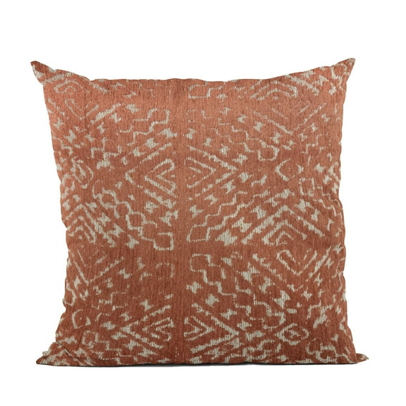 Plutus Brands Red Diamonds Luxury Throw Pillow-Size:22" x 22"