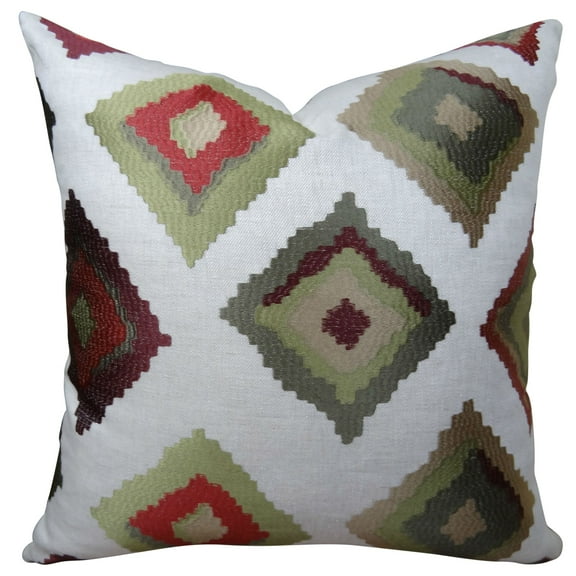 Plutus Red Earth Native-Trail Handmade Throw Pillow