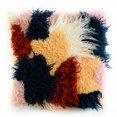 thumbnail image 1 of Plutus Brands Red, White, Blue Plutus Fanciful Boho Animal Faux Fur Luxury Throw Pillow 20 in x 26in, Double Sided 20" x 26" Standard, 1 of 2