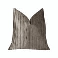 thumbnail image 1 of Plutus Solitude Gray Luxury Throw Pillow, 1 of 3