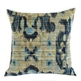 thumbnail image 1 of Plutus Sonoma Canyon Green Navy and Blue Handmade Pillow 20"L x36"W, 1 of 3