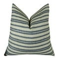 thumbnail image 1 of Plutus Stone Manor Indigo Handmade Throw Pillow-Color:Navy/Cream,Size:12" x 20", 1 of 3