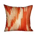 thumbnail image 1 of Plutus Brands PBDUO116-2424-DP 24 x 24 in. Tangelo Avalanche Orange ikat Luxury Outdoor & Indoor Throw Pillow, 1 of 2