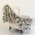 thumbnail image 1 of Plutus Tibet Faux Fox Handmade Luxury Throw 60"W x 48"L, 1 of 3