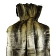 thumbnail image 1 of Plutus Tissavel Volga Rabbit Faux Fur Handmade Throw/Blanket-Color:Bronze/Brown,Size:70"W x 90"L, 1 of 4