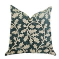 thumbnail image 1 of Plutus  Wild Emerald Figleaf in Green Luxury Throw Pillow - 16 x 16 in., 1 of 1