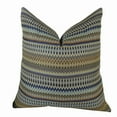 thumbnail image 1 of Plutus Zig Along Indigo Handmade Pillow, 1 of 4