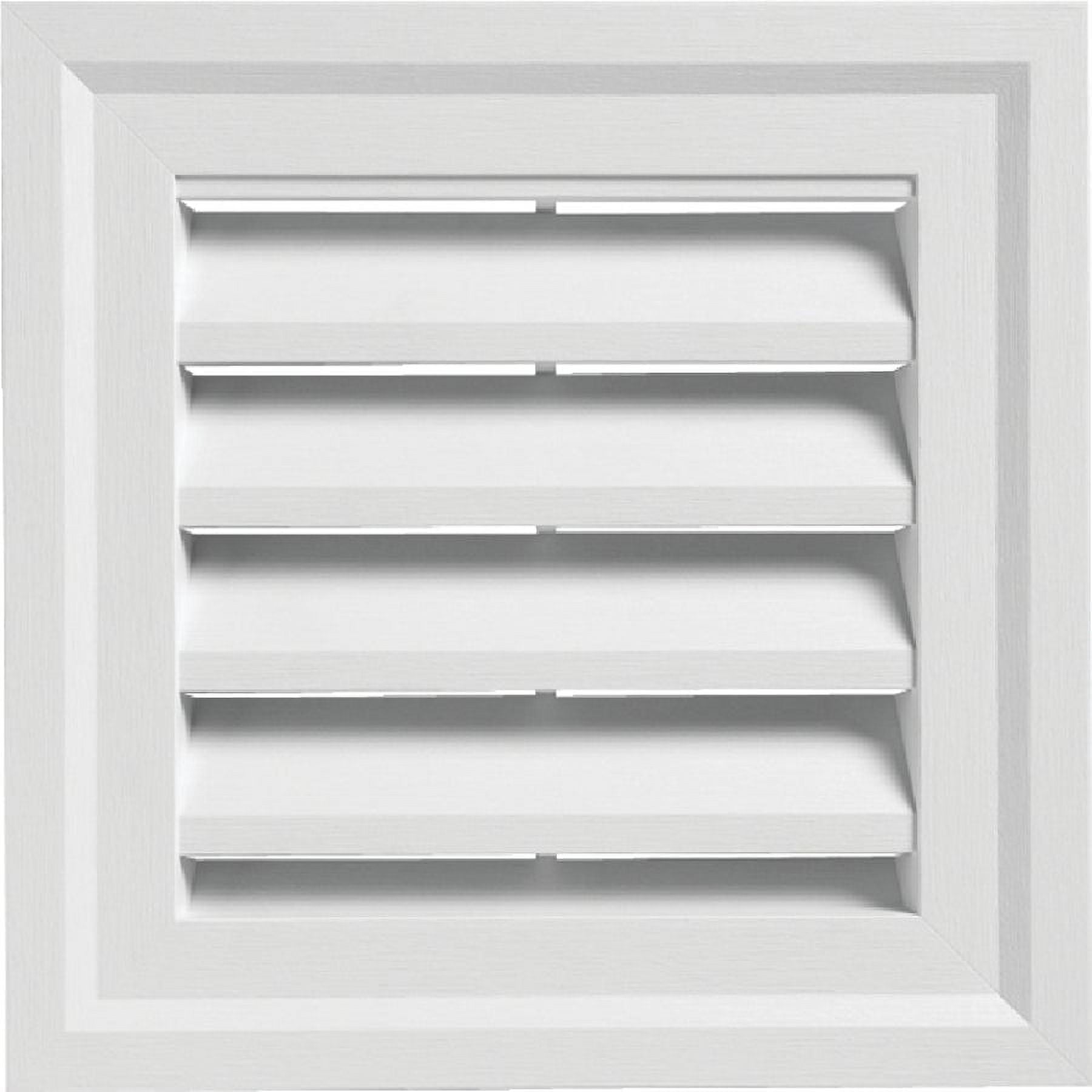 Ply Gem 14" x 14" Square White Gable Attic Vent SQGV1414 AW