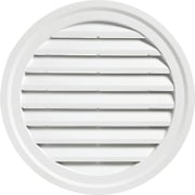 Ply Gem 18" Round White Gable Attic Vent RDGV18 AW