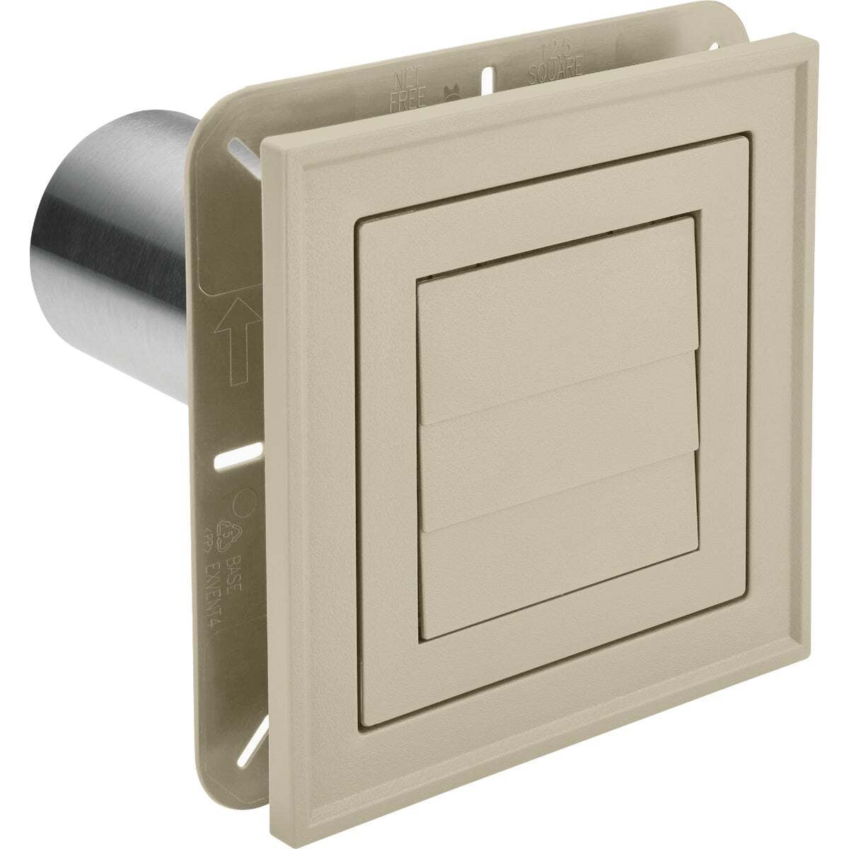 Alcoa Home Exteriors, Vinyl Utility Vent, 7x7 inch, Beige