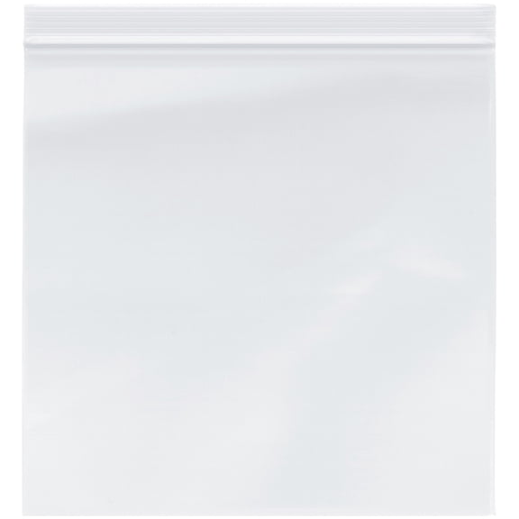 Plymor 10" x 10" (Pack of 100), 4 Mil Heavy Duty Zipper Reclosable Plastic Bags
