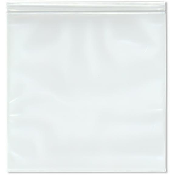 Plymor 10" x 12" (Case of 500), 6 Mil Industrial Duty Zipper Reclosable Plastic Bags