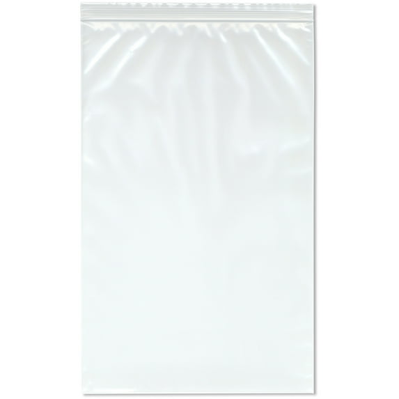 Plymor 10" x 16" (Case of 1,000), 4 Mil Heavy Duty Zipper Reclosable Plastic Bags