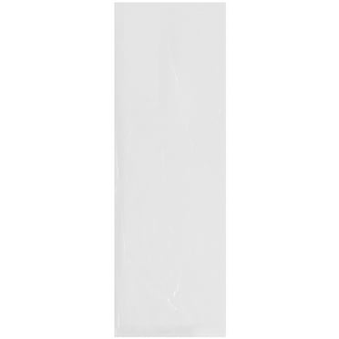 Plymor 10" x 30" (Pack of 100), 2 Mil Flat Open Clear Plastic Poly Bags