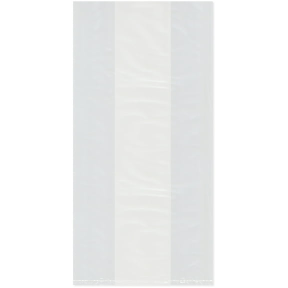 Plymor 10" x 6" x 20" (Pack of 100), 1 Mil Gusseted Plastic Bags