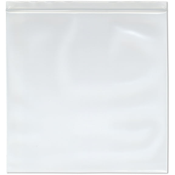 Plymor 12" x 12" (Pack of 100), 8 Mil Extra Thick Heavy Duty Zipper Reclosable Plastic Bags