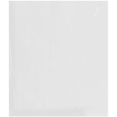 Plymor 12" x 14" (Pack of 100), 4 Mil Flat Open Clear Plastic Poly Bags