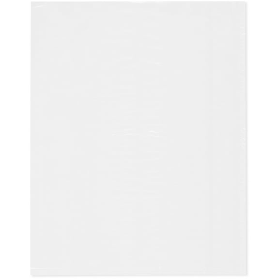 Plymor 12" x 15" (Pack of 100), White 2 Mil Flat Open Plastic Poly Bags