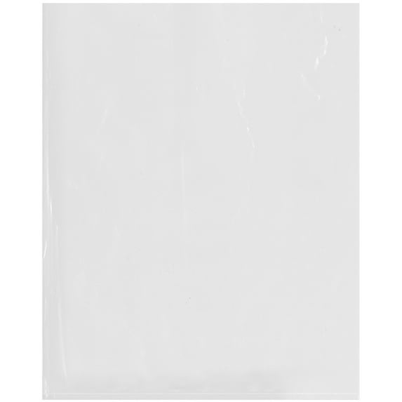 Plymor 12" x 15" (Pack of 500), 4 Mil Flat Open Clear Plastic Poly Bags
