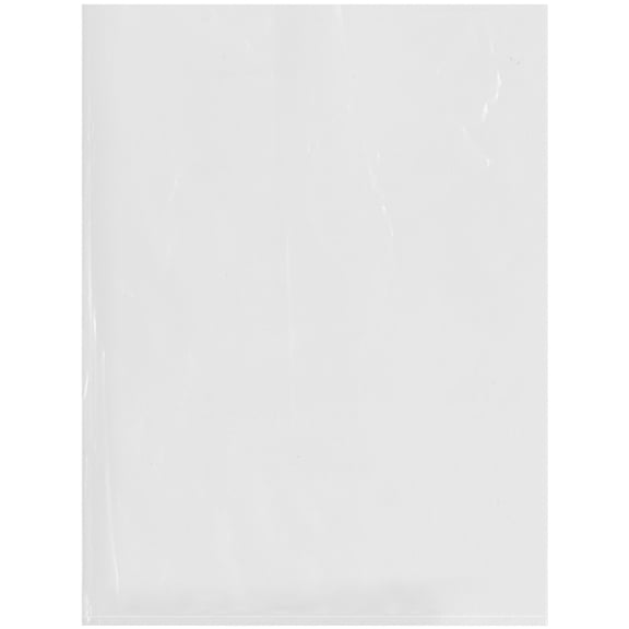 Plymor 12" x 16" (Pack of 100), 3 Mil Flat Open Clear Plastic Poly Bags