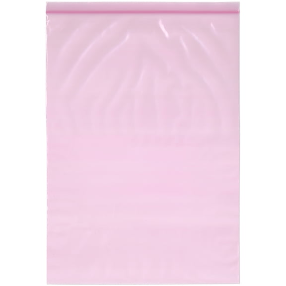 Plymor 12" x 18" (Pack of 100), 4 Mil Heavy Duty Anti-Static Zipper Reclosable Plastic Bags