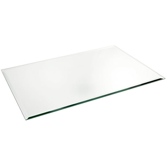 Plymor 12" x 18" Rectangle, 5mm Thick Beveled Glass Mirror, Pack of 6
