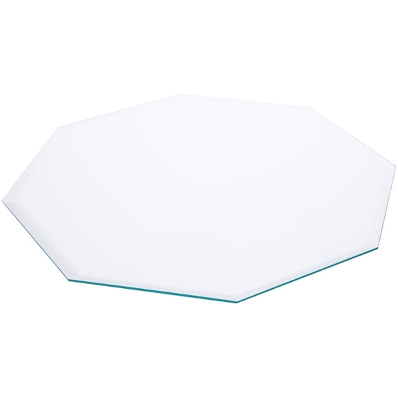 Plymor 14" Octagon, 5mm Thick Beveled Clear Glass