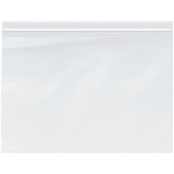 Plymor 14" x 10" (Case of 500), 4 Mil Heavy Duty Zipper Reclosable Plastic Bags