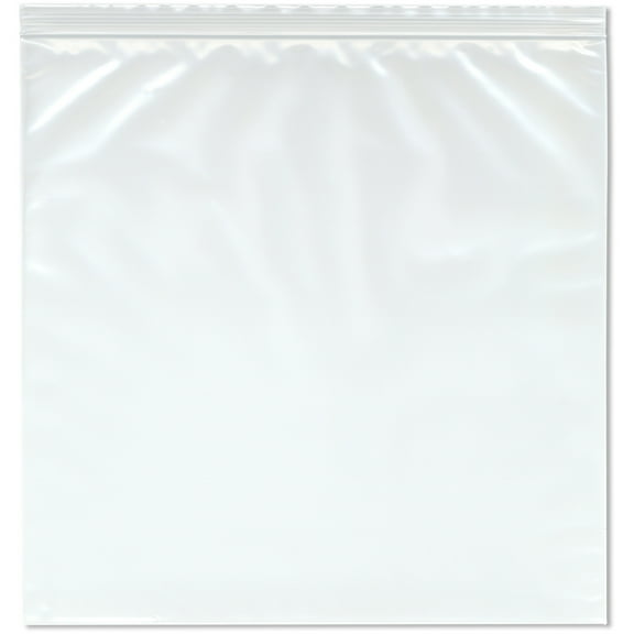 Plymor 14" x 14" (Pack of 100), 4 Mil Heavy Duty Zipper Reclosable Plastic Bags