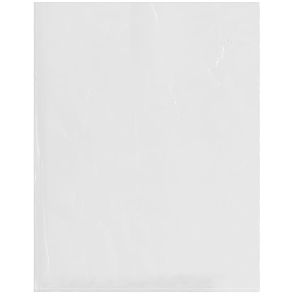 Plymor 14" x 18" (Pack of 100), 1.25 Mil Flat Open Clear Plastic Poly Bags