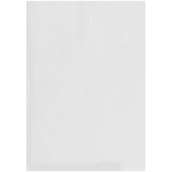 Plymor 14" x 20" (Pack of 100), 4 Mil Flat Open Clear Plastic Poly Bags