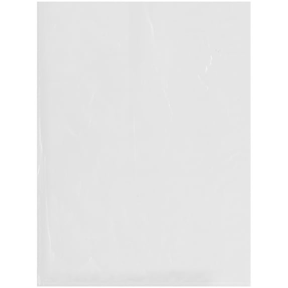 Plymor 15" x 20" (Pack of 100), 4 Mil Flat Open Clear Plastic Poly Bags