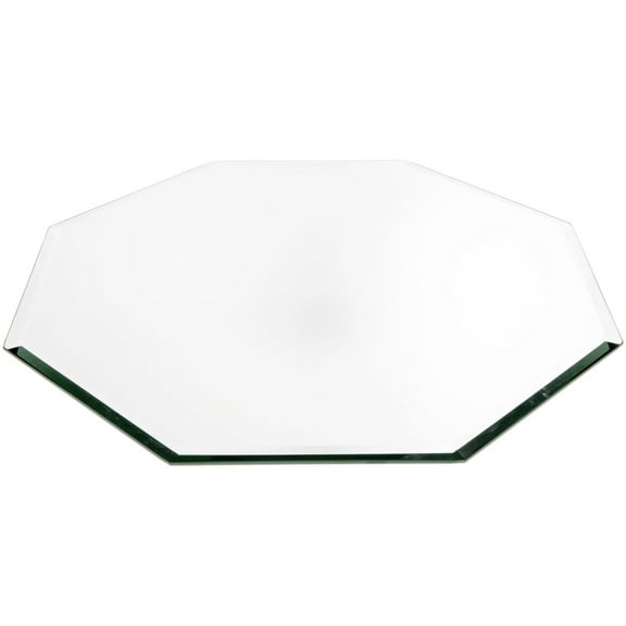 Plymor 18" Octagon, 5mm Thick Beveled Glass Mirror, Pack of 2