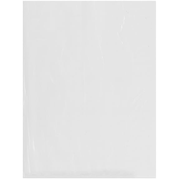 Plymor 18" x 24" (Case of 250), 4 Mil Flat Open Clear Plastic Poly Bags