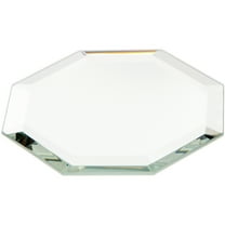 Plymor 2.5" Octagon, 3mm Thick Beveled Glass Mirror, Pack of 2