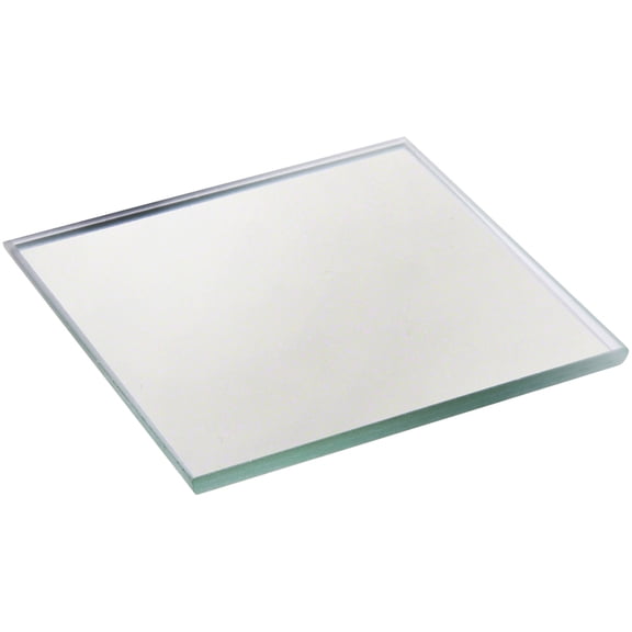 Plymor 2.5" Square, 3mm Thick Non-Beveled Glass Mirror, Pack of 3