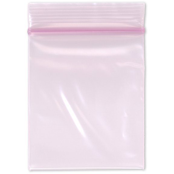 Plymor 2.5" x 3" (Pack of 500), 4 Mil Heavy Duty Anti-Static Zipper Reclosable Plastic Bags