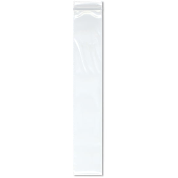 Plymor 2" x 12" (Pack of 500), 4 Mil Heavy Duty Zipper Reclosable Plastic Bags