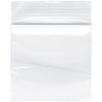 Plymor 2" x 2" (Case of 1,000), 2 Mil Zipper Reclosable Plastic Bags